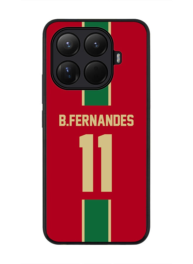 For Xiaomi 15T Pro Case,Slim fit Camera Protection, Shockproof Thin Phone cover  - Football  Portugal, B.Fernandes